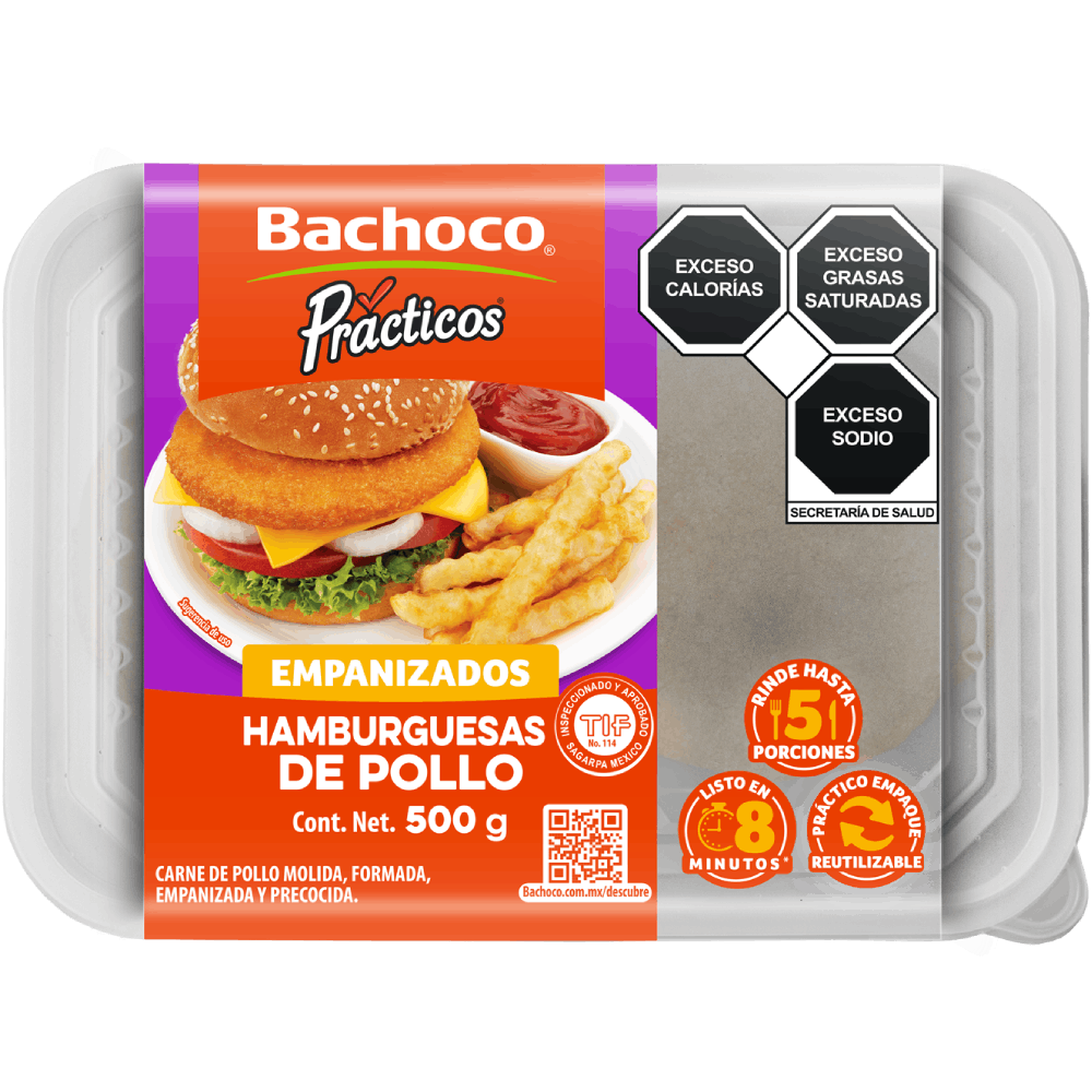 HAMBURGUESA DE POLLO 500g