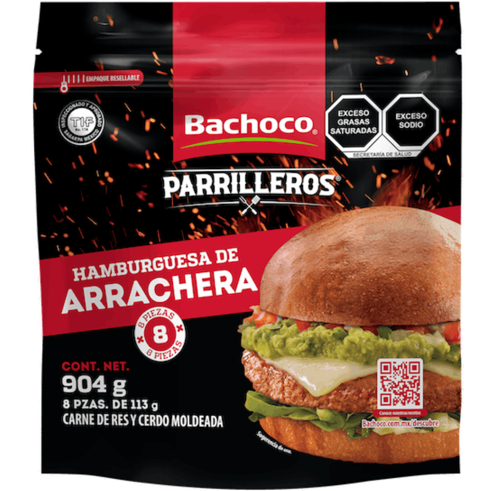 HAMBURGUESA DE ARRACHERA 904g