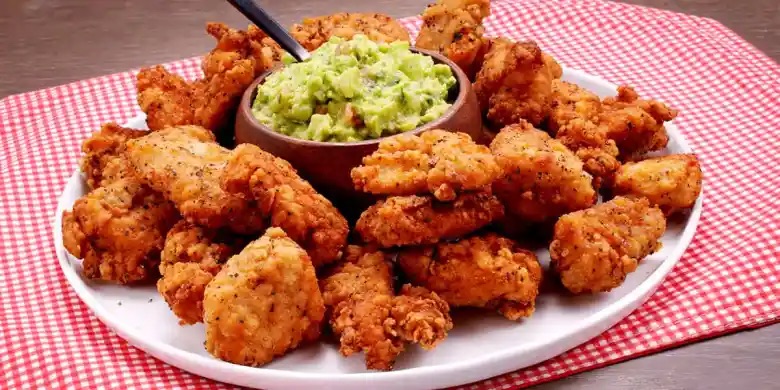 Receta Boneless con guacamole 