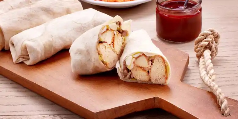 Receta Burritos de pollo y queso Oaxaca