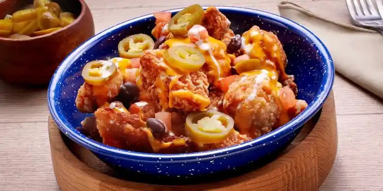 Receta Nachos de pollo 