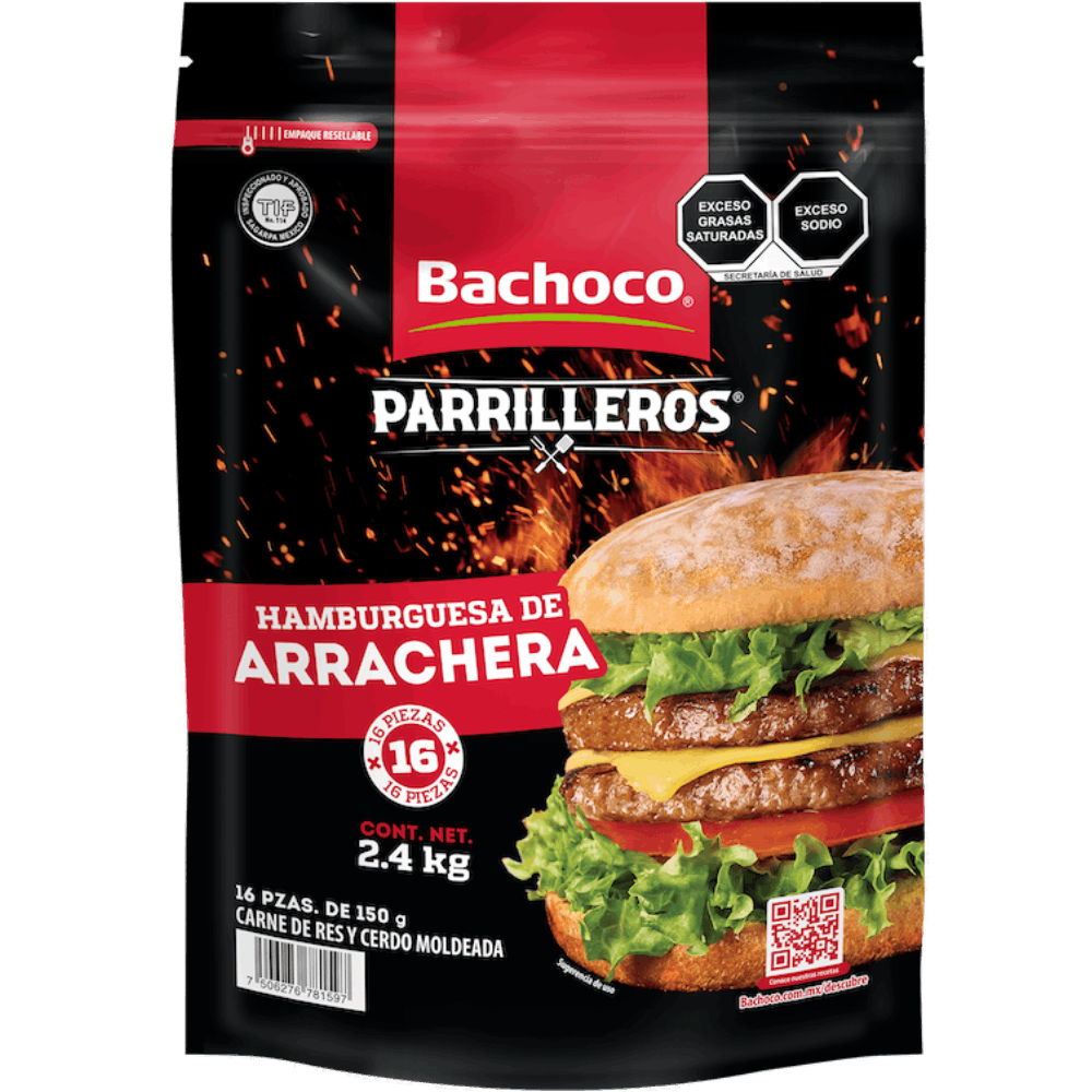 HAMBURGUESA DE ARRACHERA 2.4 kg